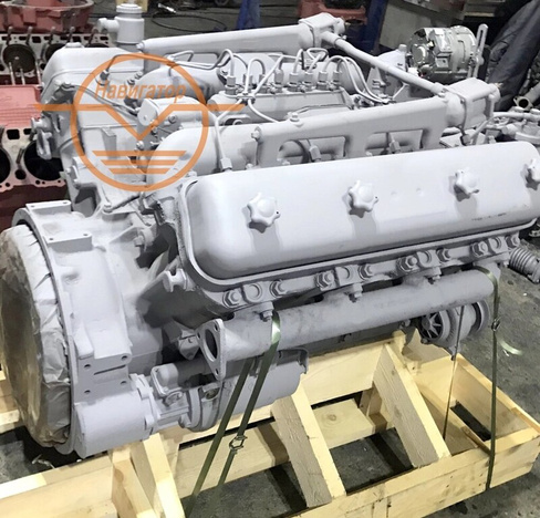 Двигатель ЯМЗ-238М2 проектной сборки без кпп и сцепления блок нового образца 238М2-1000187 Собственное производство