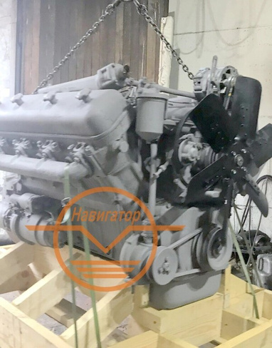 Мотор 238М2-1000187 ЯМЗ проектной сборки без кпп и сцепления на блоке старого образца Собственное производство