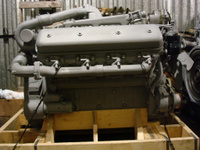 Двигатель ЯМЗ-238Д без КПП и сцепления на блоке нового образца 238Д-1000186 Собственное производство