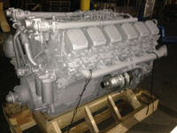 Двигатель без КПП и сцепления БЕЛАЗ 360 л. с., блок нового образца, раздельные ГБЦ ЯМЗ 240М2-1000186 Собственное произво