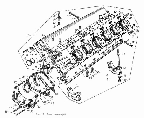 Втулка Автодизель для двигателя ЯМЗ 840-1003442