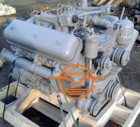 Двигатель без КПП и сцепления блок старого образца ЯМЗ-236М2 проектной сборки 236М2-1000186 Собственное производство