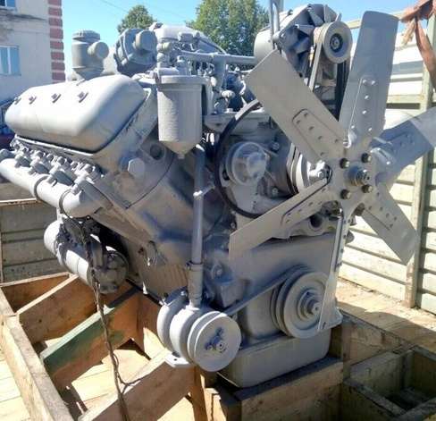 Двигатель ЯМЗ-238НД5 без КПП и СЦ 238НД5-1000186 проектная сборка Собственное производство