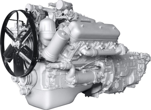 Двигатель без КПП и Сцепления основной комплектации ЕВРО-3 Автодизель 6562-1000186 ЯМЗ-6562.10