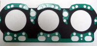 Прокладка ГБЦ в сборе сталь, зеленый фторсиликон, единое изделие 236Д-1003212-А