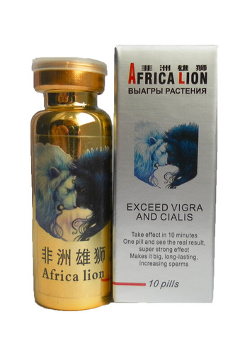 Препарат для потенции Африканский Лев, 10 таблеток
