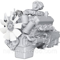 Двигатель с КПП и сцепление основной компл Автодизель 6563-1000016-06 ЯМЗ