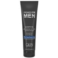 Ollin Premier For Men Shampoo Hair Body Refreshening - Шампунь для волос и тела освежающий, 1000 мл Ollin Professional