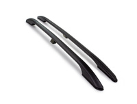 Рейлинги Чёрные Solid пластик длинные (2 шт, алюминий) Peugeot Expert 2006