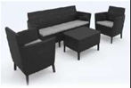 Комплект с тройным диваном Salemo 3 seater set 193 x 66,5 x 76