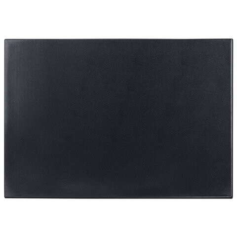 Коврик-подкладка настольный для письма 590х380 мм с прозрачным карманом черный BRAUBERG 236774