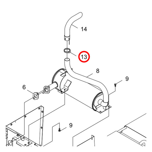 V495-002100, V495002100 Лампа / CLAMP Shindaiwa DGW500 SHINDAIWA