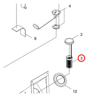 K329-000040, K329000040 Фильтр сетка топливного бака / STRAINER Shindaiwa DGW500 SHINDAIWA