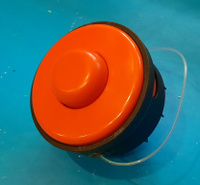 Триммерная головка для электрического триммера 6 мм оранжевая