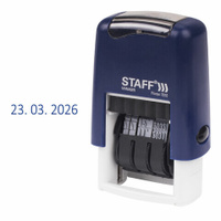 Датер-мини STAFF месяц цифрами оттиск 22х4 мм Printer 7810 BANK 237433