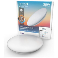 Настенно-потолочный светильник gauss Умный Wi-Fi 2060112, 35 Вт, кол-во ламп: 1 шт., кол-во светодиодов: 72 шт., 2700 К,