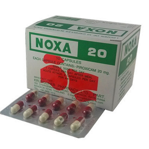 Капсулы для лечения суставов Noxa 20 20mg 12 блистеров по 10 капсул