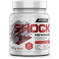 Atlecs Shock PRE Workout предтренировочный комплекс для эффективные тренировки, энергии, выносливости, роста мышц (пампи