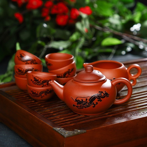 Набор для чайной церемонии Дракон (10 предметов)