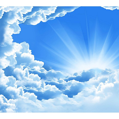 Фотообои Студия фотообоев Лучи солнца в облаках