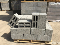 Блок керамзитобетонный стеновой многощелевой D800 500х200х235 мм