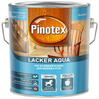 PINOTEX Lacker Aqua 10 лак на водной основе для мебели и стен матовый (2,7л)
