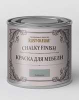 Краска для мебели ультраматовая Rust-oleum "Chalky" банка 125 мл, цвет антрацит