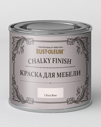 Краска для мебели ультраматовая Rust-oleum "Chalky" банка 125 мл, цвет китайская роза