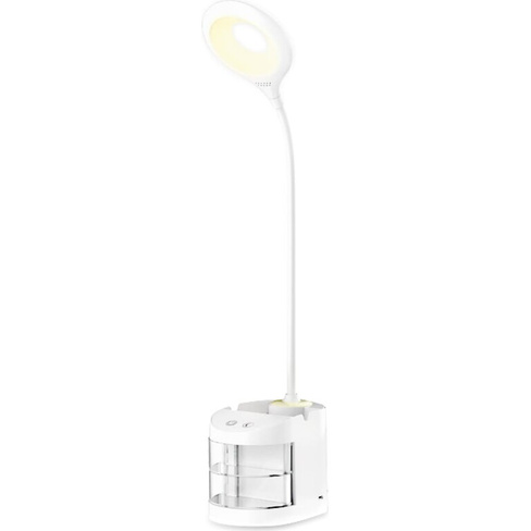 Настольная офисная лампа Ambrella Light DE56 WH белый LED 4200K 4W