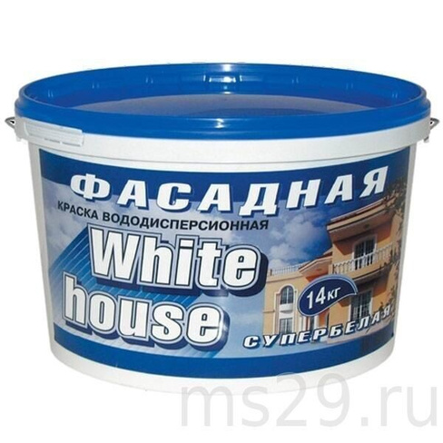 Краска воднодисперсионная фасадная "White House" 3,5кг WHITE HOUSE