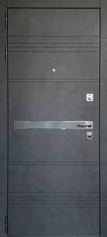 Металлическая дверь Страж 3К URBAN бетон светлый 860х2050 мм
