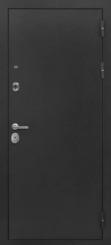 Металлическая дверь Страж 3К Панорама Зеркало 3/4 лиственница 860х2050 мм