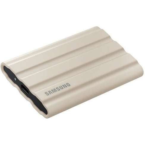 Внешний диск SSD Samsung T7 Shield, 1ТБ, бежевый [mu-pe1t0k/ww]