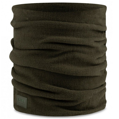 Бандана Buff Merino Fleece Neckwarmer Solid Khaki, унисекс, зеленый, 2022, 124119.854.10.00 BUFF