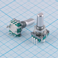 Энкодер поворотный с кнопкой EC11 длинный шток