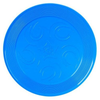 Летающая тарелка, 23 × 23 × 2,7 см, цвет голубой + мел в подарок ТехноК