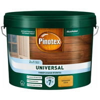 Pinotex UNIVERSAL пропитка 2 в 1, карельская сосна (9 л) 5620547