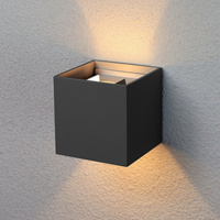 Уличный настенный светодиодный светильник 1548 TECHNO LED WINNER черный