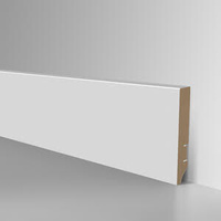 Плинтус белый MDF ECO "HANNAHHOLZ" 2400х81х16 мм