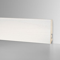 Плинтус NATUR LEGNO WEISS Легно белая MDF ECO 2400х81х16 мм