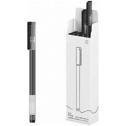 Набор гелевых ручек Xiaomi Mi High-capacity Gel Pen (10-Pack) Black BHR4603GL