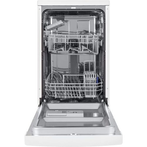 Посудомоечная машина MAUNFELD MWF08B, узкая, напольная, 44.8см, загрузка 9 комплектов, белая [ут000010684]