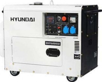 Электростанция дизельная с воздушным охлаждением HYUNDAI DHY 6000SE-3 в кожухе [DHY 6000SE-3]