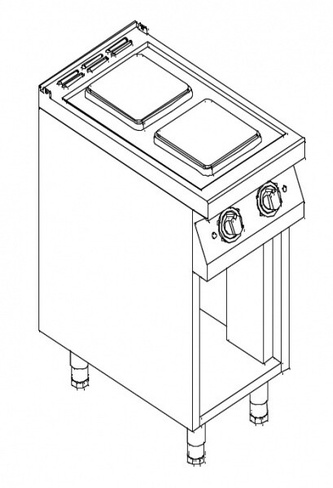 Плита электрическая Kovinastroj ESK-T27/P KOGAST (Kovinastroj)