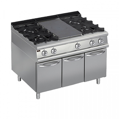 Плита газовая Apach LRSTG127R4CS Apach Chef Line