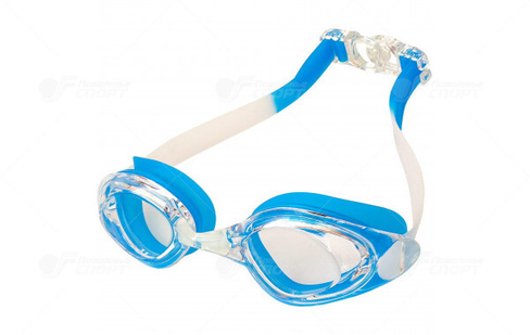 Очки для плавания с берушами E38886-0 SR (голубые)