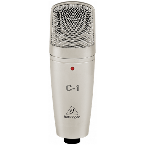 BEHRINGER C-1, комплектация: микрофон, разъем: XLR 3 pin (M), серебристый, 1 шт Behringer
