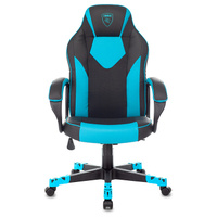 Компьютерное кресло Zombie Game 17 игровое, черное/синее