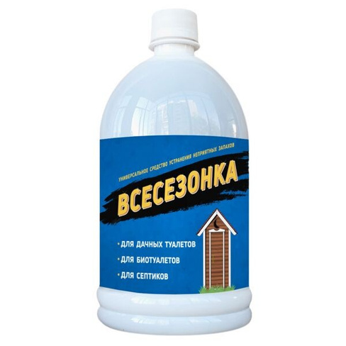 Средство для дачных туалетов, септиков "Всесезонка" 1л, концентрат, "Somrast"