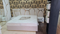 Спальня Диа кровать 1,8 м, шкаф 6 дверный, цвет крем/белый